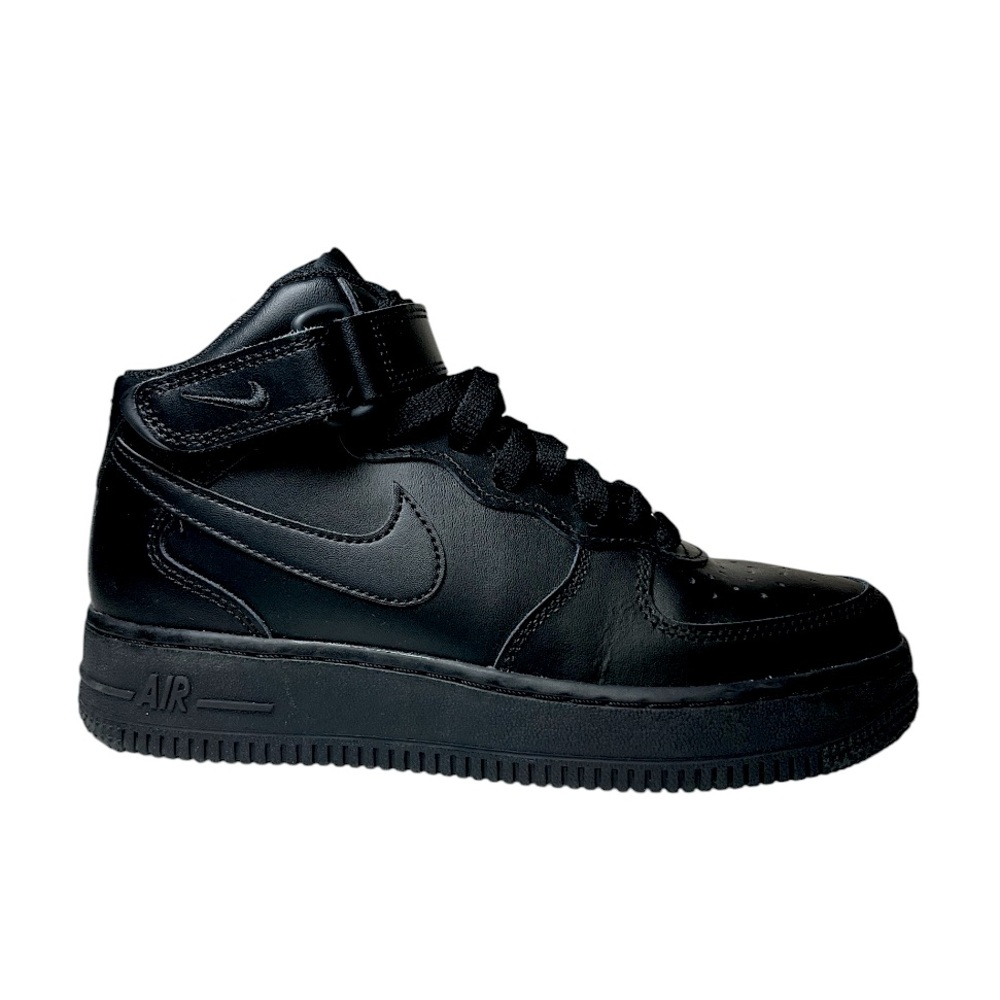 NIKE AIR FORCE ONE BLACK SIZE 4.5Y Fits Women’s Size 6